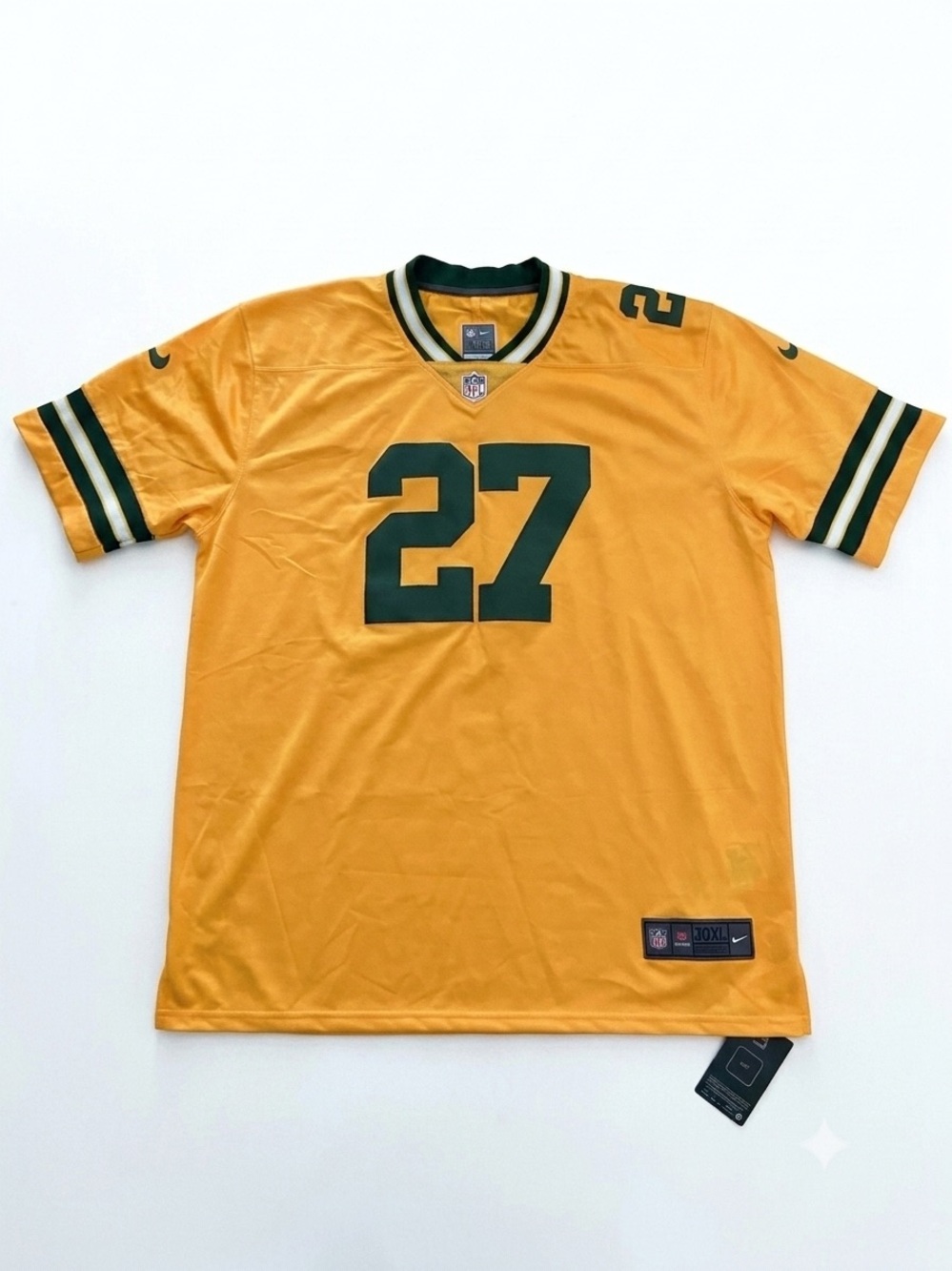 Unique Nike NFL Reverse Color Green Bay Packers Custom Jersey Size XXXL  FF14